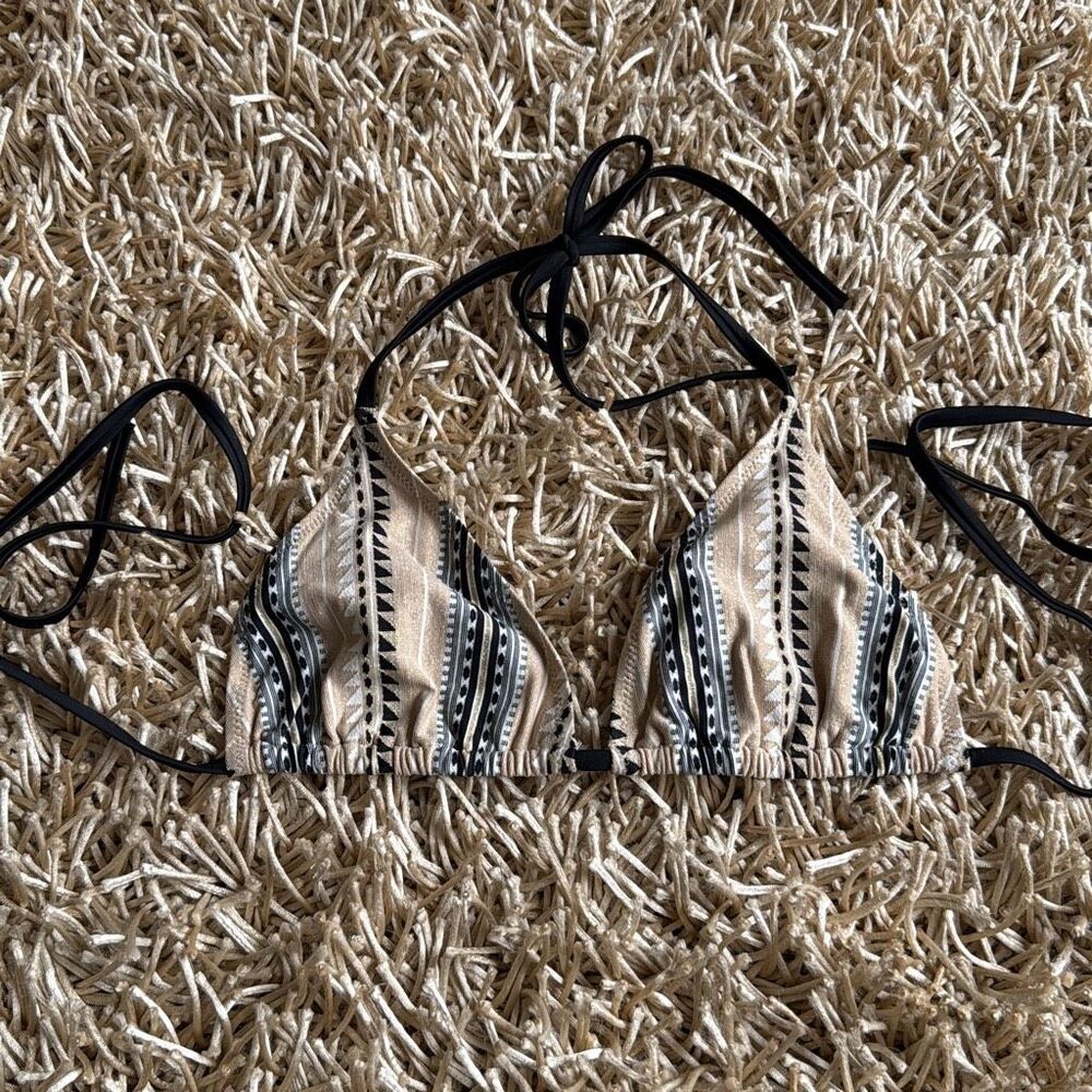 Lemlem Set Habiba Triangle String Top & Side Tie … - image 7